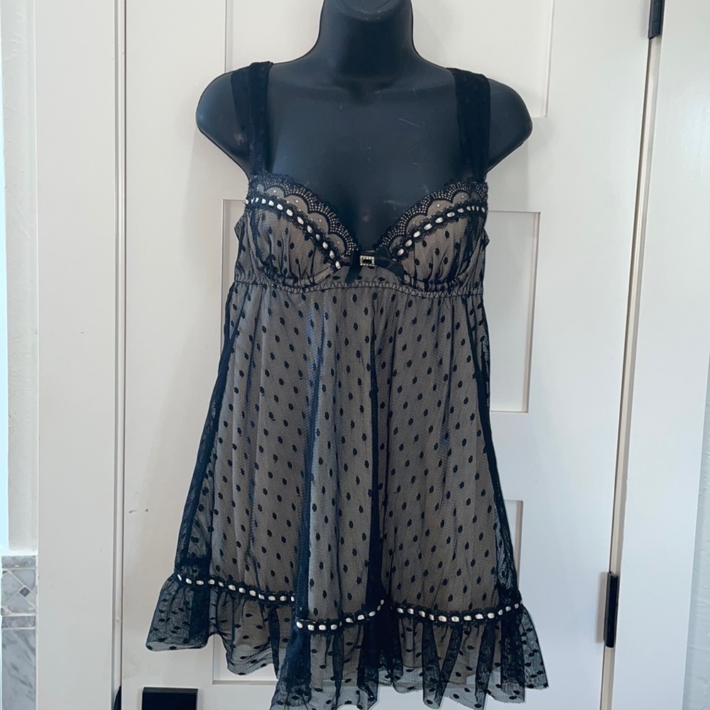 Seductivewear Push-up Lace Chemise Intimates Size S